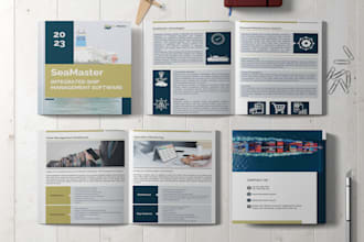 design professional and modern catalog
