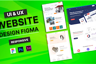 do figma website design, website UI UX, website mockup