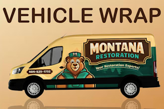 design professional van wrap design and vehicle wrap design