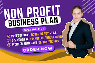 craft nonprofit business plans for grants charities and schools