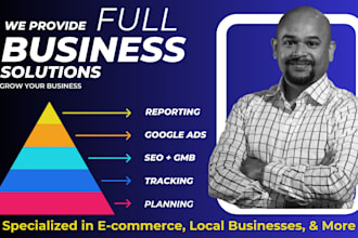 do your full business management SEO, gmb, PPC, tracking, reporting