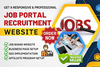 design recruitment job portal agency hiring healthcare staff job board website