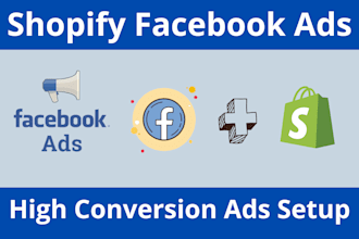 setup and manage shopify dropshipping facebook ads campaign