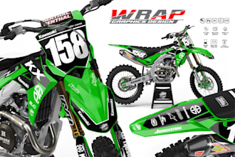 create motorbike designs and mockups