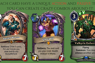 create custom card game, tcg, board, trading card, card deck, 54 playing card,