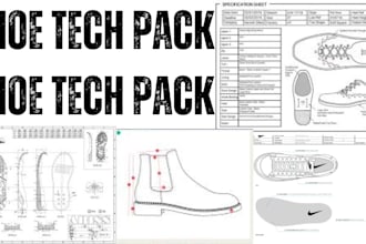make a custom shoes luxury sneaker footwear tech pack