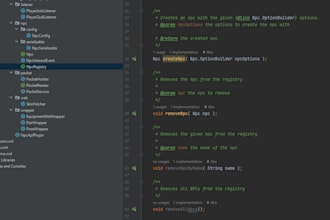 develop your custom high quality minecraft spigot plugin