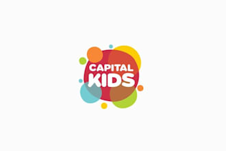 design exciting modern appeal kids logo