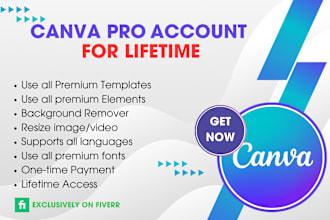 create canva pro account and admin panel