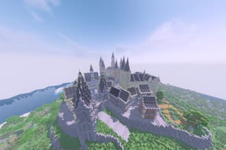 build minecraft server spawns and large high detailed builds