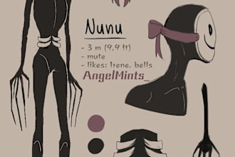 do a reference sheet of your character