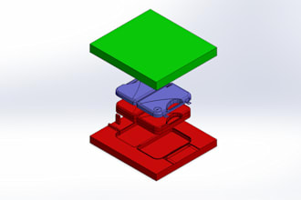 do mold designing, cad design, cad drawing and 3d modeling