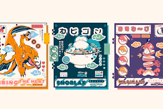design pokemon card illustration
