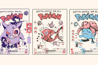 design pokemon card, pokemon illustration, card illustration