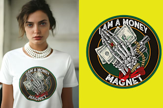 create minimal graphic t shirt design
