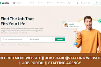 recruitment website, job board, staffing website, job portal