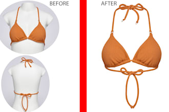 do ghost mannequin, neck joint, symmetrical, liquify service