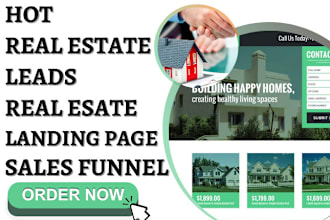 generate hot motivated seller real estate leads realtor real estate sales funnel