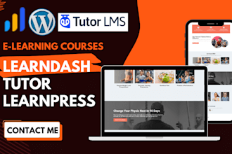 design buddyboss wordpress lms website using learndash, learnpress tutor lms pro