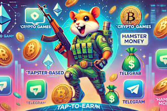 develop telegram based game, telegram mini app, p2e games such as notcoin, blum