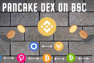 develop fork pancake swap, shushiswap, and web3 dapp website