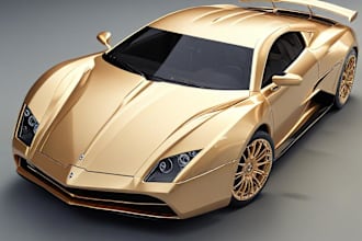 do realistic 3d car modeling with high quality, 3d truck, 3d vehicle car, fivem