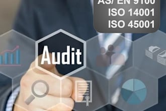 support with internal process audits iso 9001, as9100