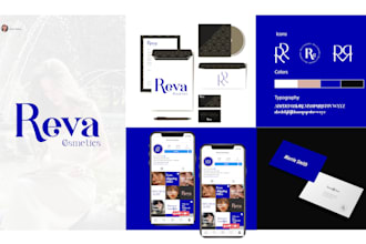 design minimalist logo and brand identity with complete branding kit
