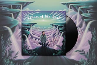 create a unique illustrated album cover