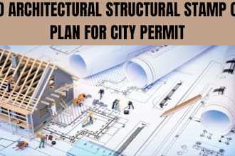 do architectural structural stamp on plans for city permit