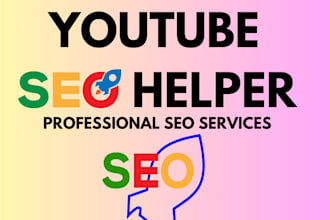do youtube videos SEO helper and promotion channel