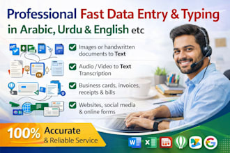 fast data entry and typing in arabic, urdu, and english etc