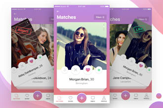 develop dating app, tinder app, dating website, social chat app, chat app