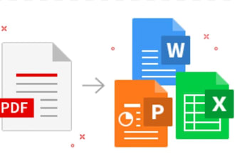 convert PDF to excel, scan pages to excel ,data validation