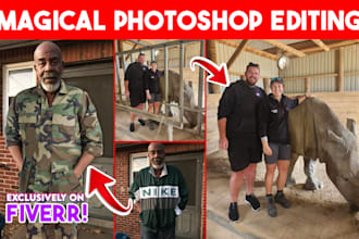 do adobe photoshop editing and image retouching