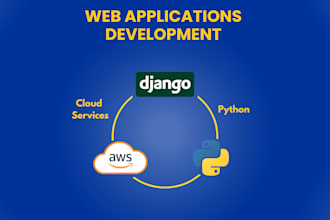 develop and host web applications with python,  django and AWS