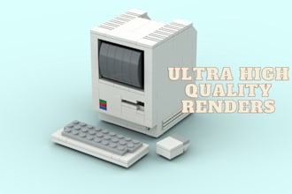 design and animate realistic lego models