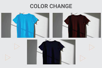 do color change any e commerce products and t shirt image