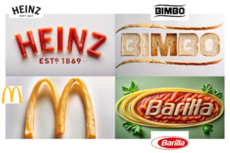 make your logo or text look like tasty food