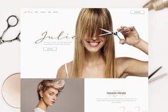 create hairdresser business website