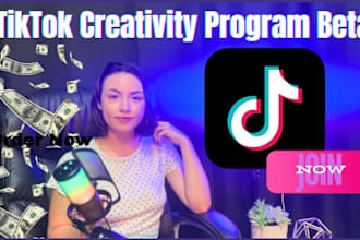 create tiktok creativity program account