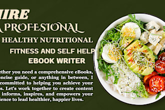 be your health, medical, fitness and physiotherapy ebook writer, ghostwriter