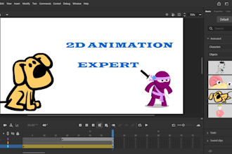 create 2d cartoon animation video, 2d music video, 2d cartoon animation