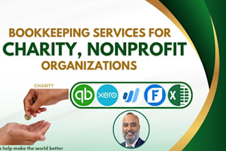 do nonprofit, charity bookkeeping in quickbooks, xero, aplos