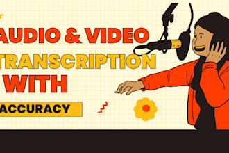 do high quality audio transcription or video transcription