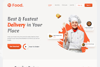 develop grocery website, food ordering, delivery website, restaurant website