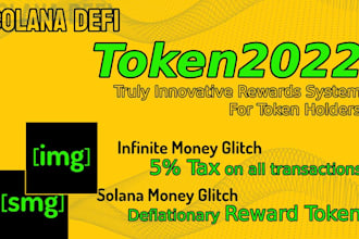 launch img tax reward token token2022 using bundle on solana ethereum base bsc