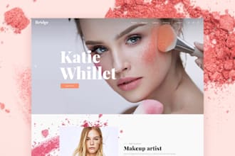 do makeup artist business website development