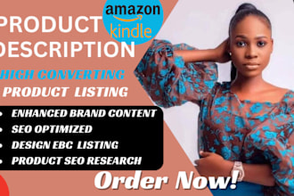 set up amazon product listing description shopify product description seo writer