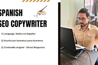 write SEO optimized website content in spanish for you